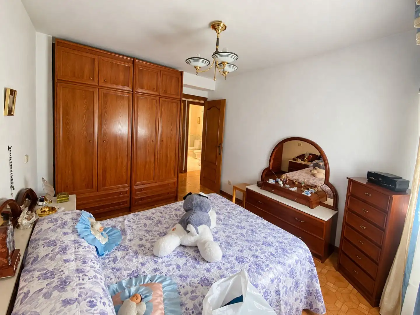 Bedroom of Flat for sale in  Madrid Capital