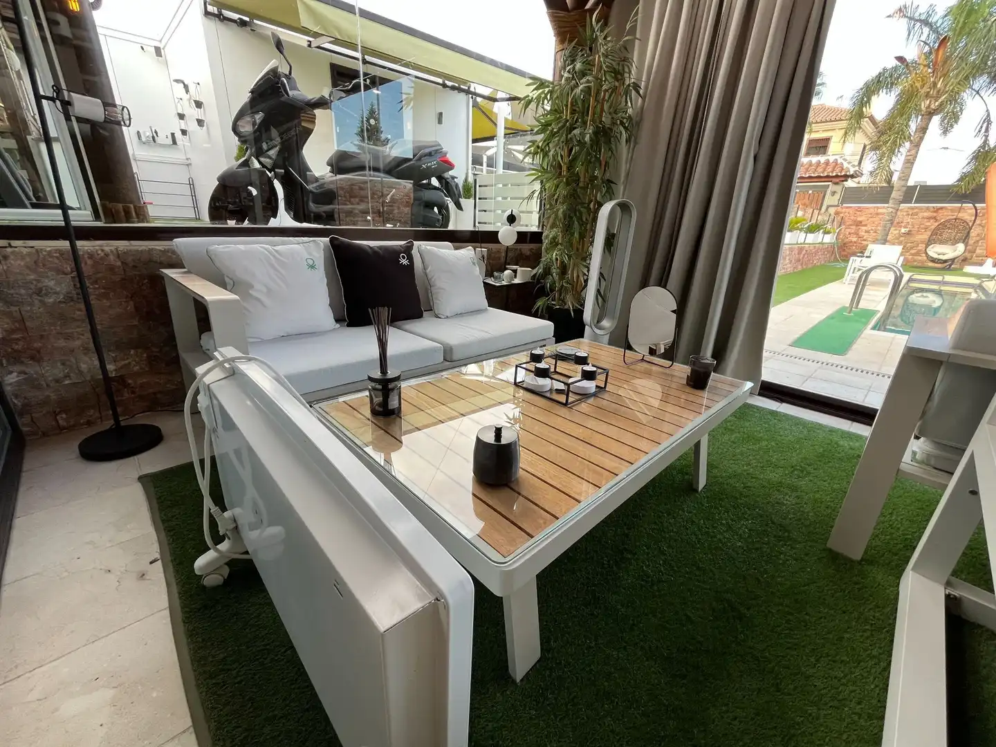 Terraza de Casa o chalet en venta en Torremolinos con Aire acondicionado, Calefacción y Jardín privado
