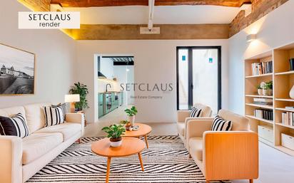 Sala d'estar de Casa o xalet en venda en Premià de Mar amb Calefacció, Terrassa i Alarma