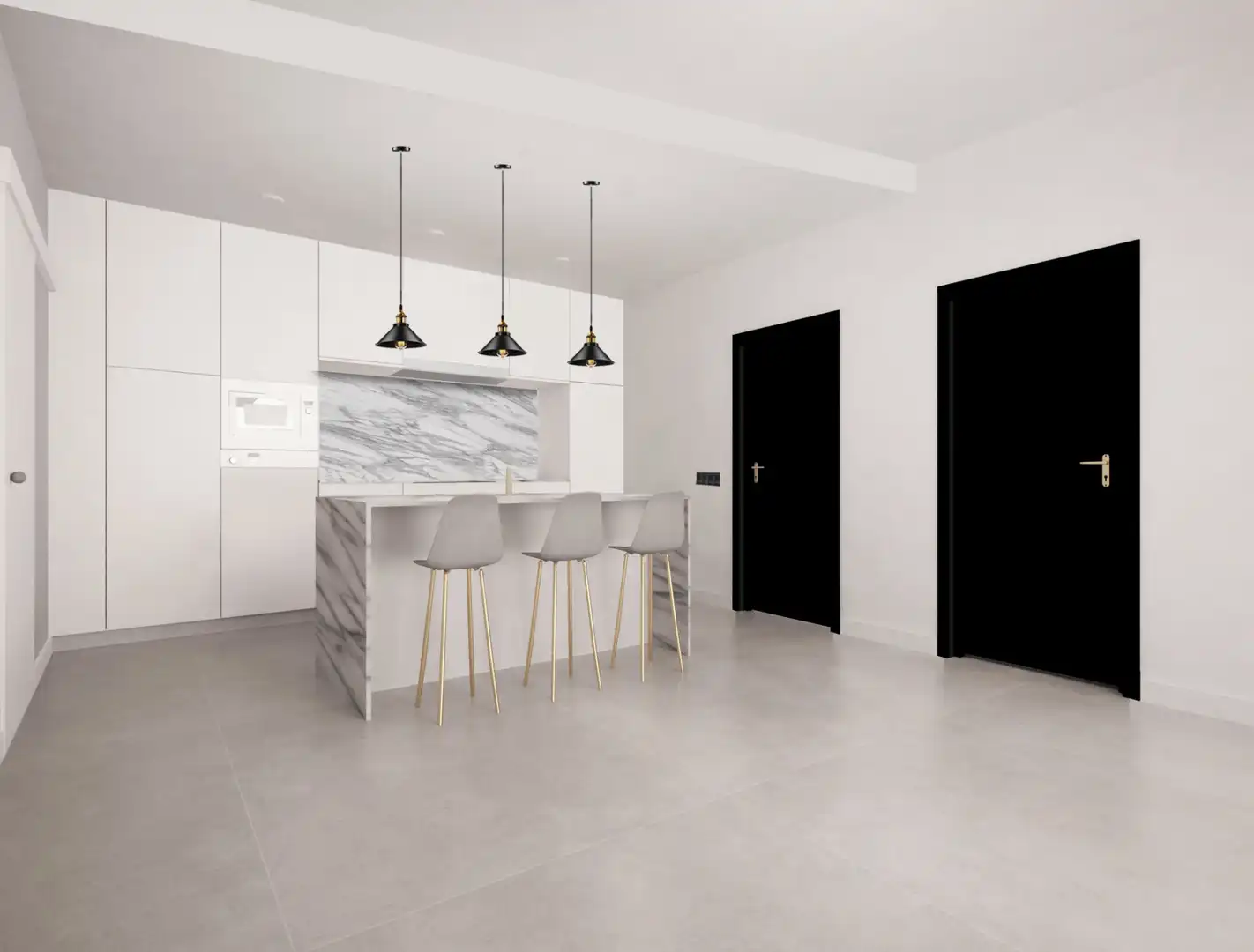 Cocina de Planta baja en venta en Vilanova i la Geltrú con Aire acondicionado, Calefacción y Horno