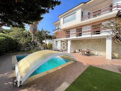 Exterior view of House or chalet for sale in Sant Pol de Mar  with Air Conditioner, Terrace and Swimming Pool