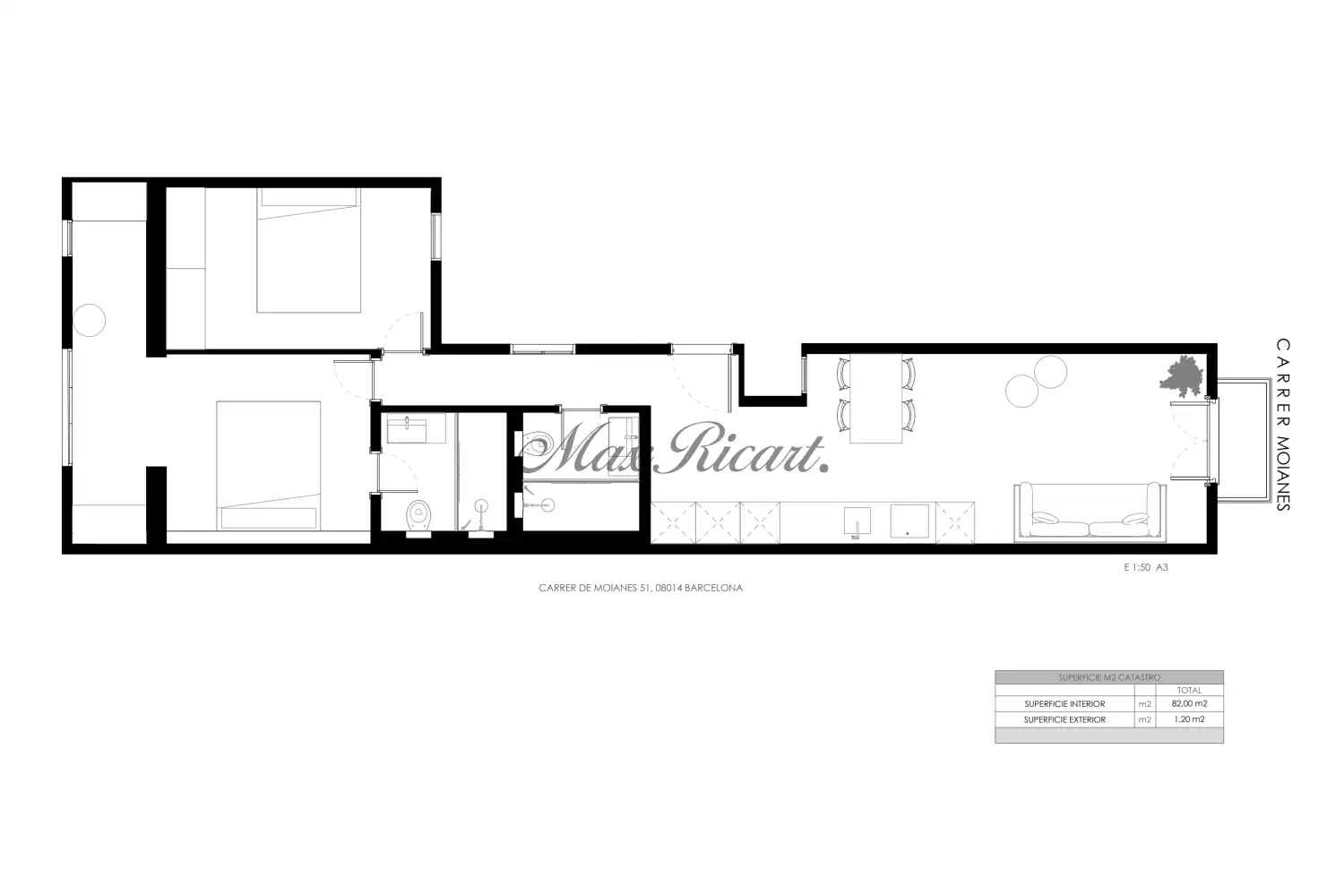 Flat for sale in Barcelona  with Air Conditioner, Heating and Balcony
