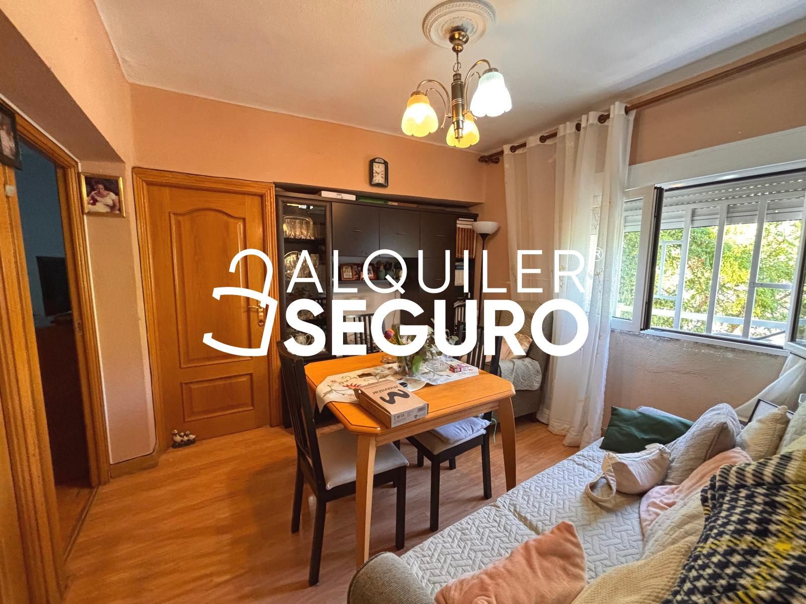 Bedroom of Flat to rent in  Madrid Capital  with Air Conditioner, Heating and Furnished