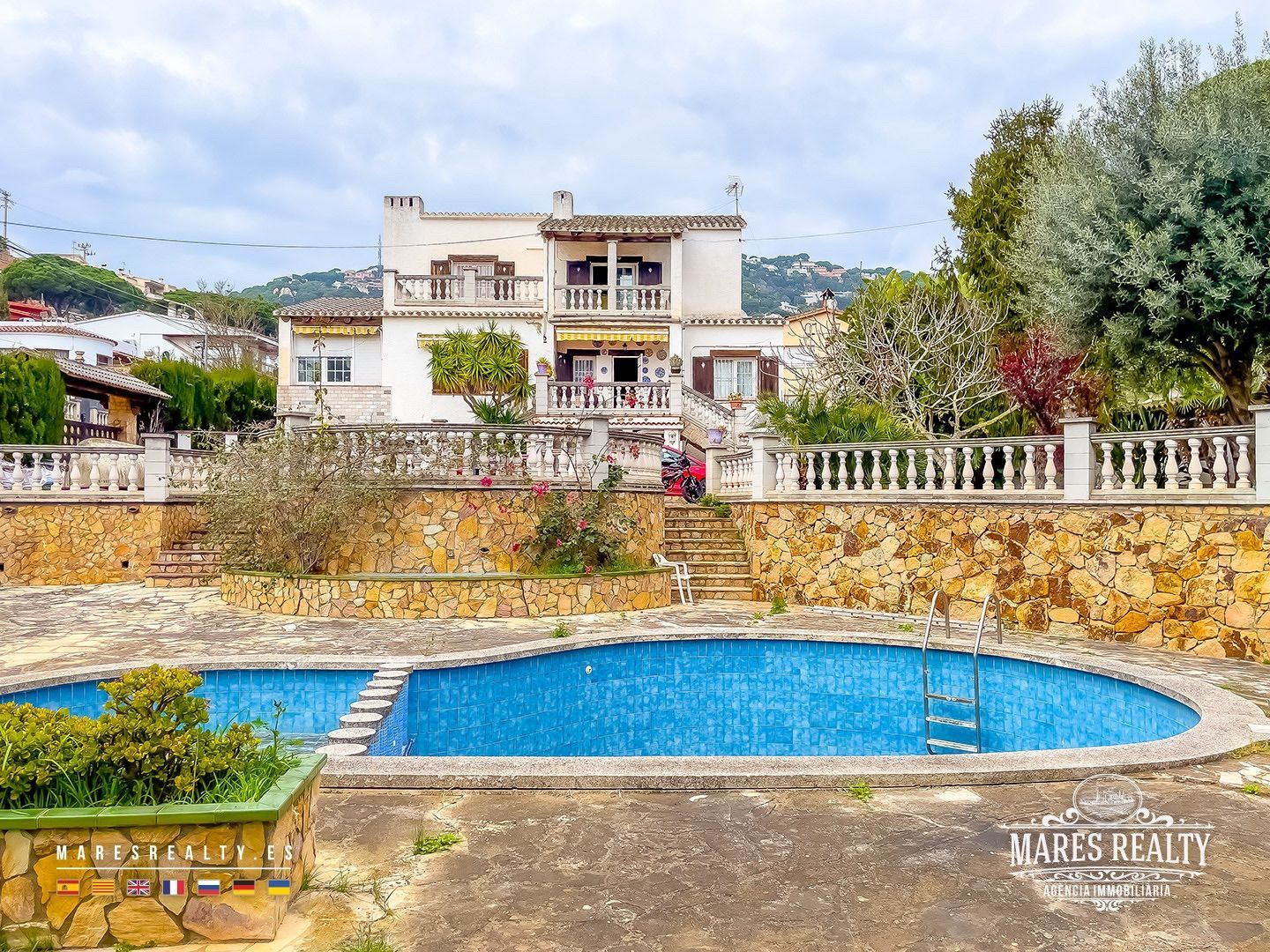 Vista exterior de Casa o chalet en venta en Lloret de Mar con Aire acondicionado, Calefacción y Jardín privado