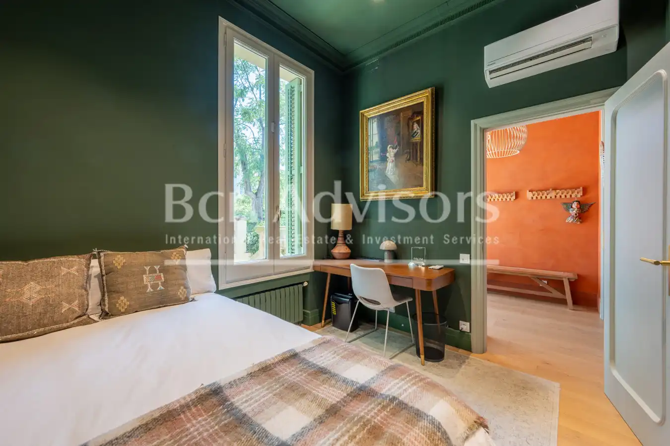 Dormitori de Casa o xalet de lloguer en Barcelona amb Aire condicionat, Calefacció i Jardí privat