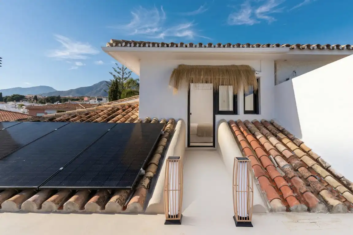 Terrace of Detached homes for sale in Torremolinos  with Air Conditioner, Terrace and Swimming Pool