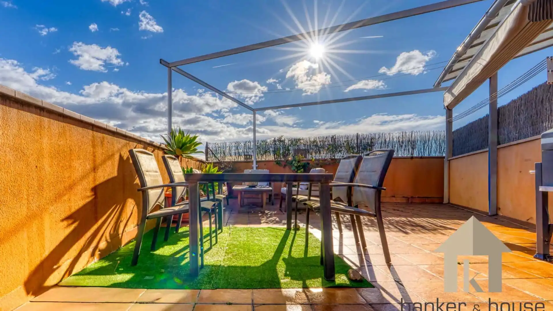 Terrace of Attic for sale in Sabadell  with Air Conditioner, Heating and Parquet flooring