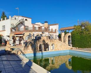 Swimming pool of Country house for sale in Vallmoll  with Air Conditioner, Terrace and Swimming Pool