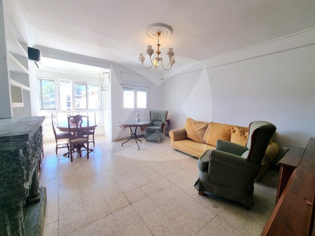 Living room of Flat for sale in Badajoz Capital  with Air Conditioner and Furnished