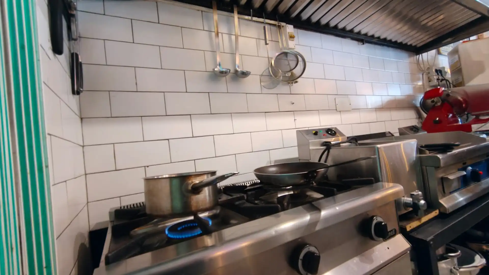 Cocina de Local en traspaso en Barcelona con Aire acondicionado, Terraza y Amueblado