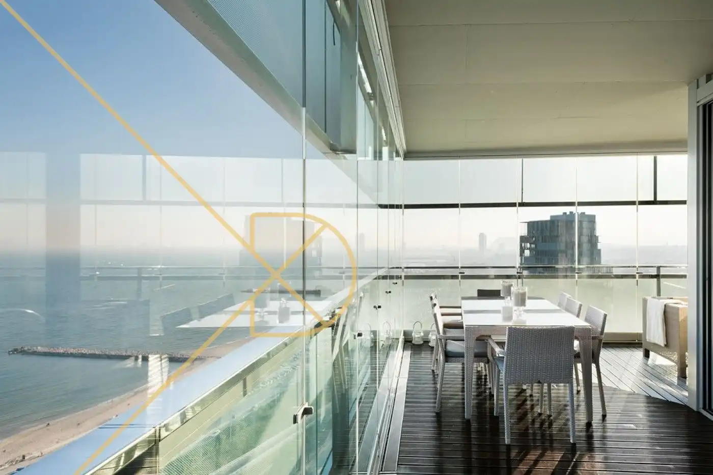 Terrace of Duplexes for sale in Barcelona  with Air Conditioner, Heating and Terrace