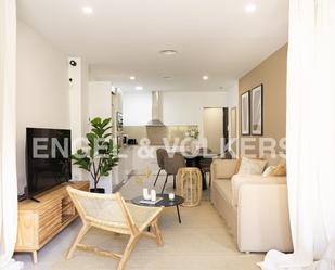 Living room of Apartment to rent in  Barcelona Capital  with Air Conditioner, Heating and Parquet flooring