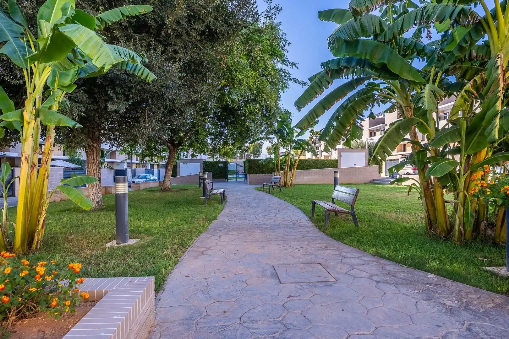 Exterior view of Detached homes for sale in Dos Hermanas  with Air Conditioner, Heating and Private garden