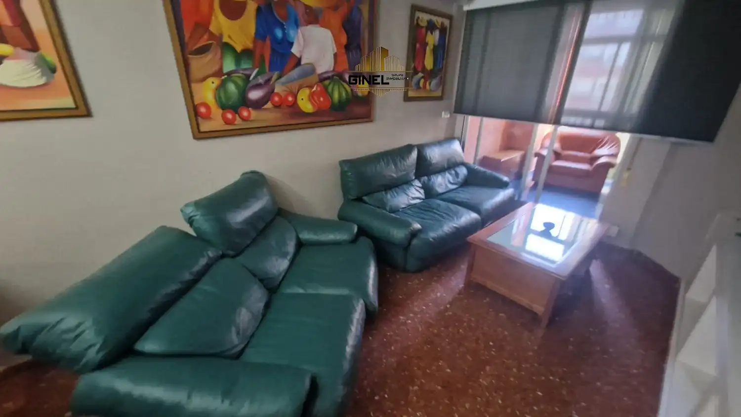 Living room of Flat for rent in Jaén  with Air Conditioner, Heating and Terrace