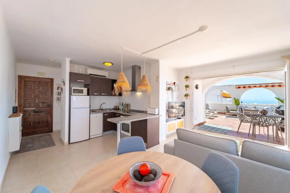 Cocina de Ático en venta en Nerja con Aire acondicionado, Calefacción y Terraza