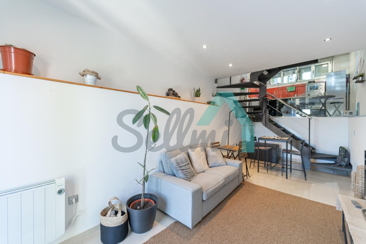 Living room of Single-family semi-detached to rent in Gozón  with Heating, Terrace and Furnished
