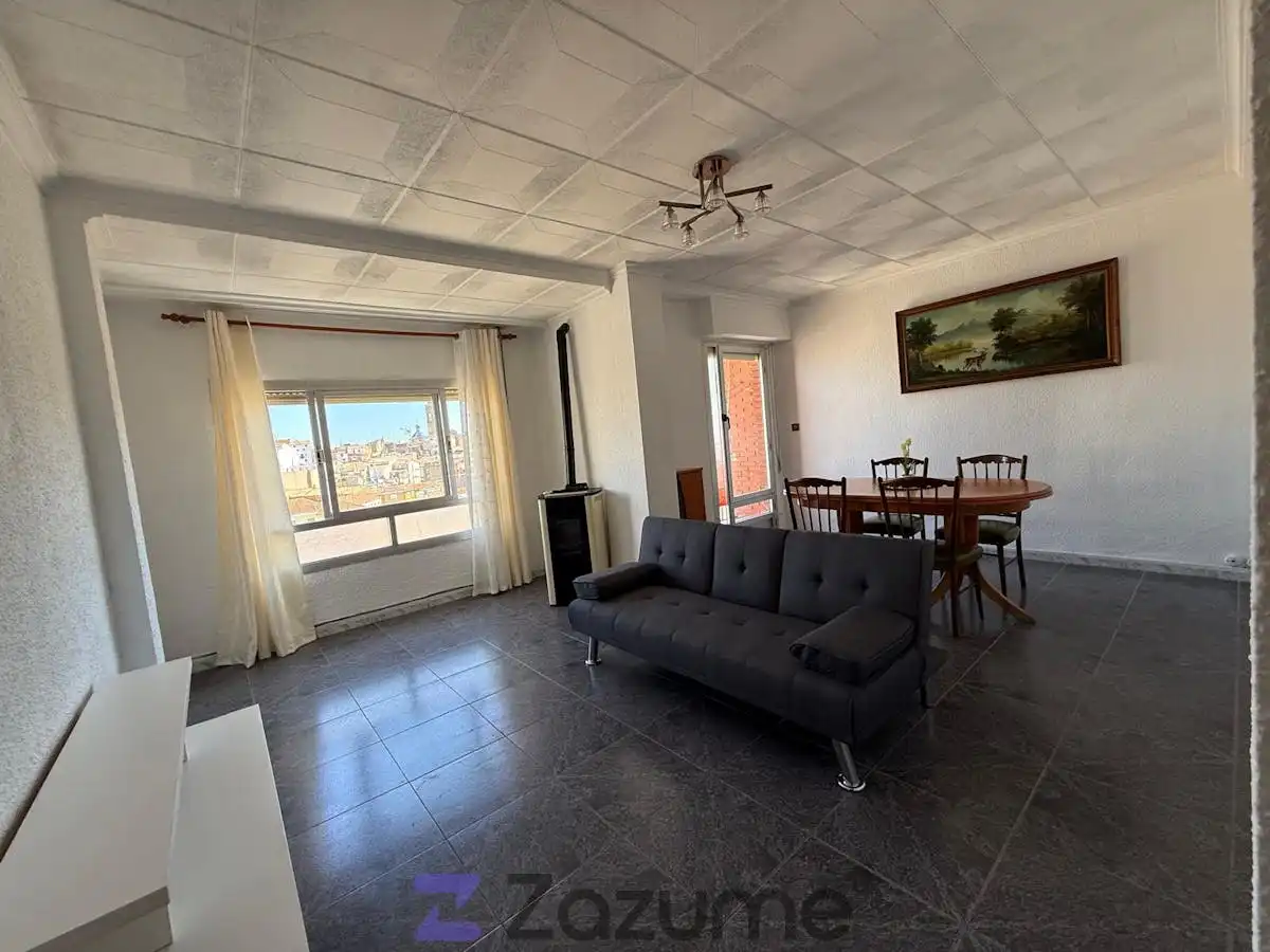Sala de estar de Piso de alquiler en Requena con Amueblado, Horno y Lavadora