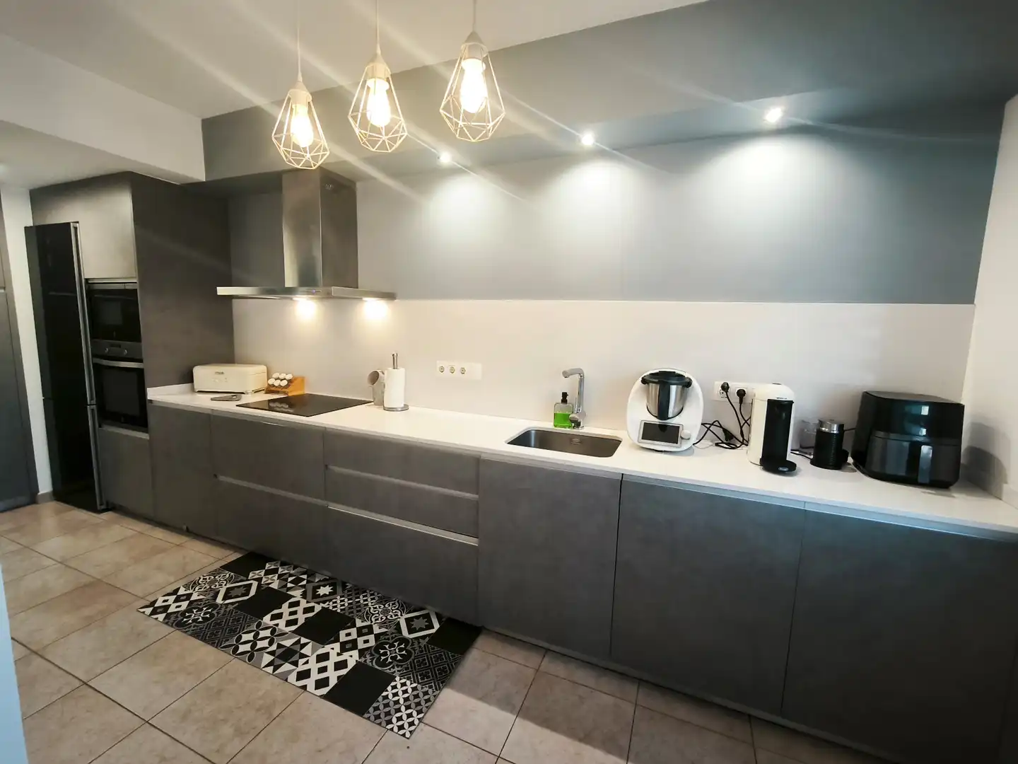 Cocina de Casa adosada en venta en Lliçà d'Amunt con Aire acondicionado, Calefacción y Jardín privado