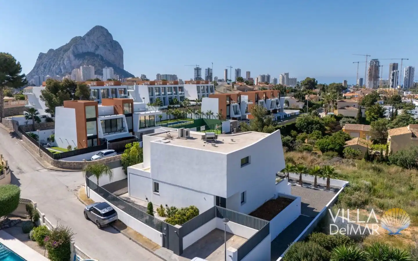 Exterior view of Houses for sale in Calpe / Calp  with Air Conditioner, Heating and Private garden