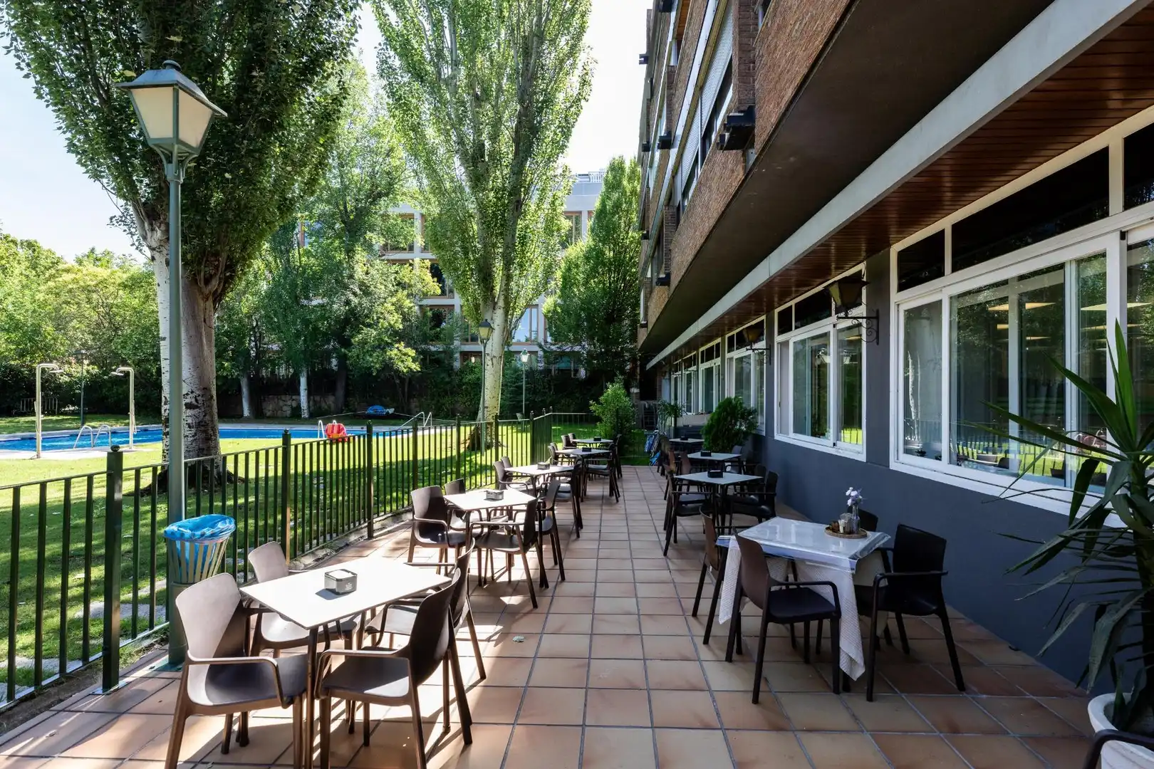 Terrasse von Wohnungen zur Miete in Madrid mit Klimaanlage, Privatgarten und Terrasse
