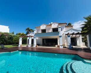 Garden of House or chalet to rent in Marbella  with Air Conditioner, Heating and Private garden