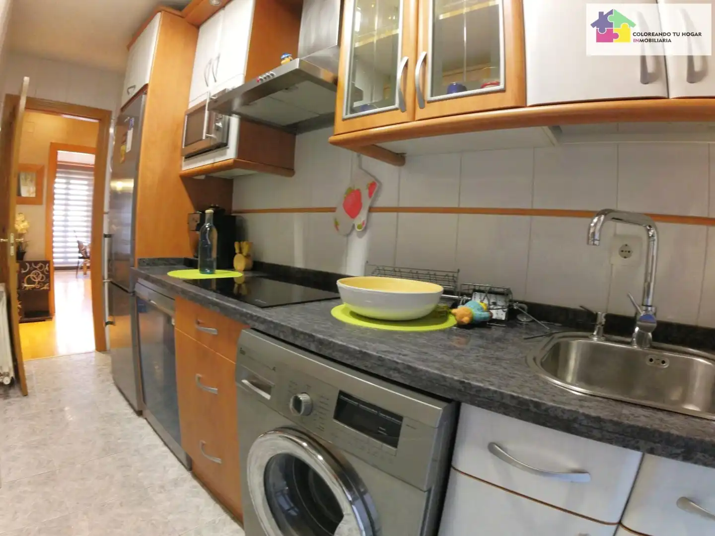 Küche von Wohnung zur Miete in León Capital  mit Heizung, Parkett und Terrasse