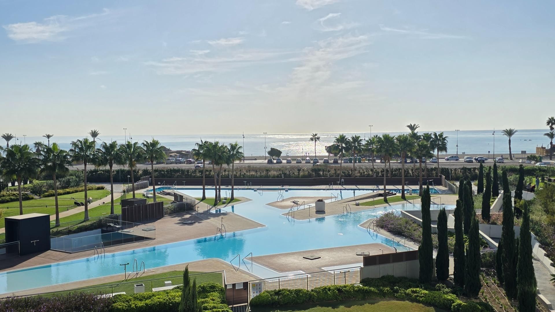 Swimming pool of Flat for sale in Torremolinos  with Air Conditioner, Private garden and Terrace