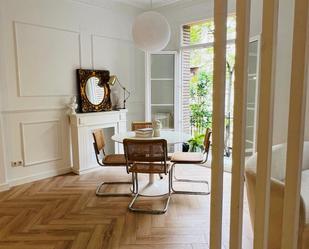 Dining room of Flat for sale in  Zaragoza Capital  with Heating, Parquet flooring and Terrace