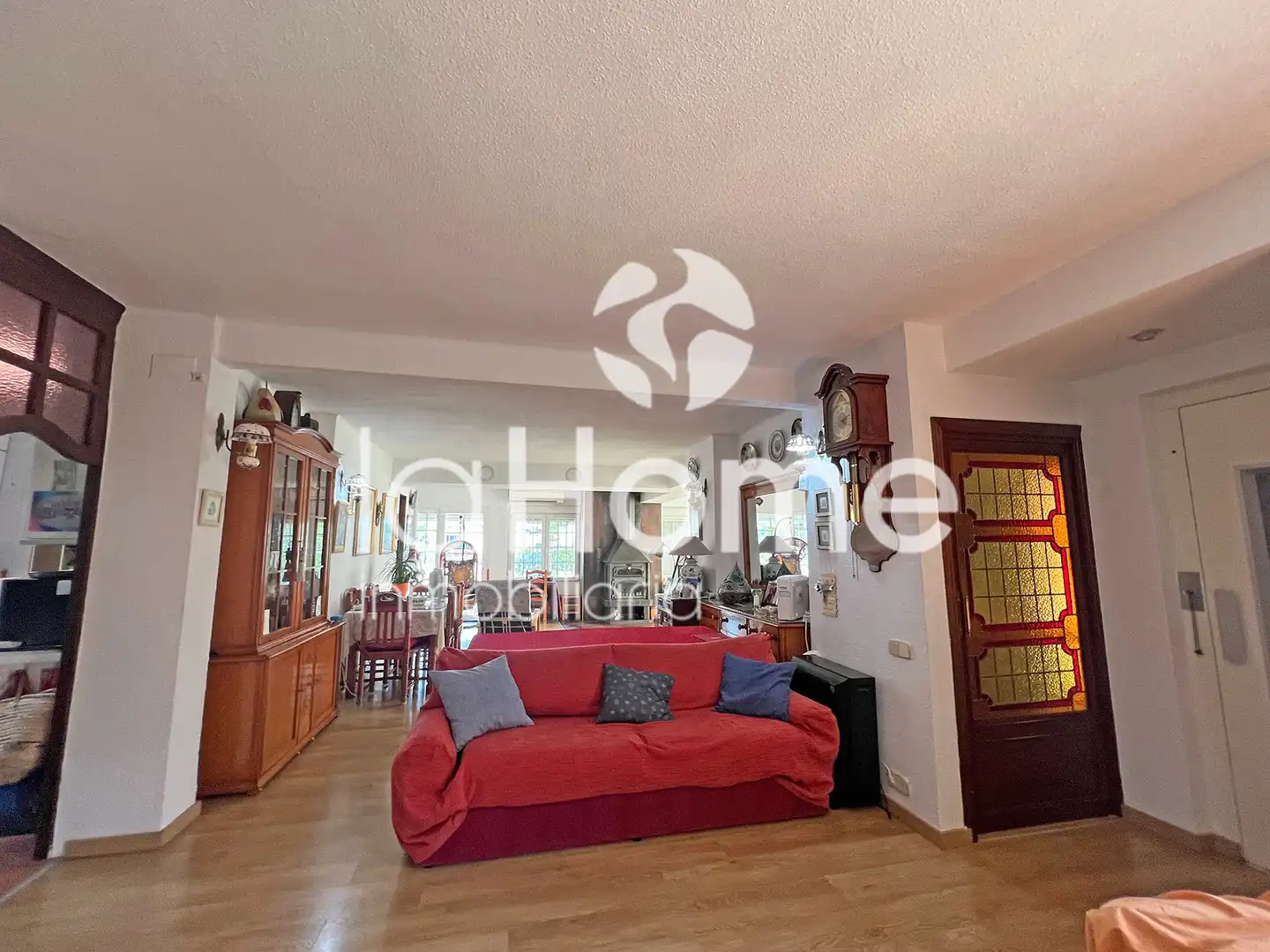 Wohnzimmer von Haus oder Chalet zum Verkauf in Paterna mit Klimaanlage, Privatgarten und Parkett