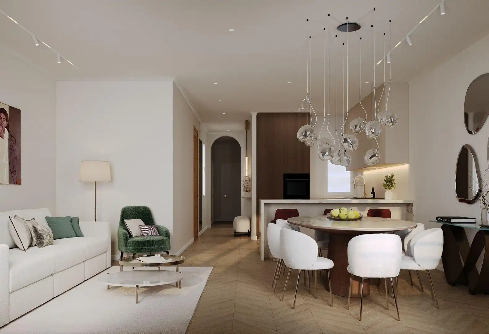 Sala de estar de Piso en venta en Barcelona con Aire acondicionado
