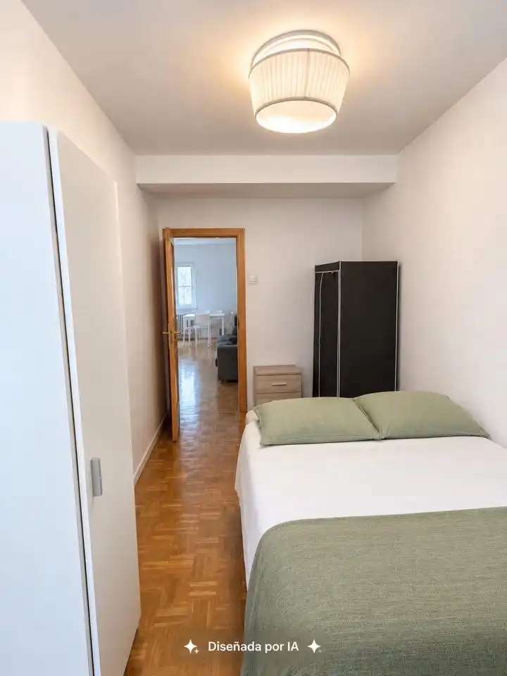 Schlafzimmer von Wohnung zum Verkauf in Madrid mit Klimaanlage, Heizung und Parkett