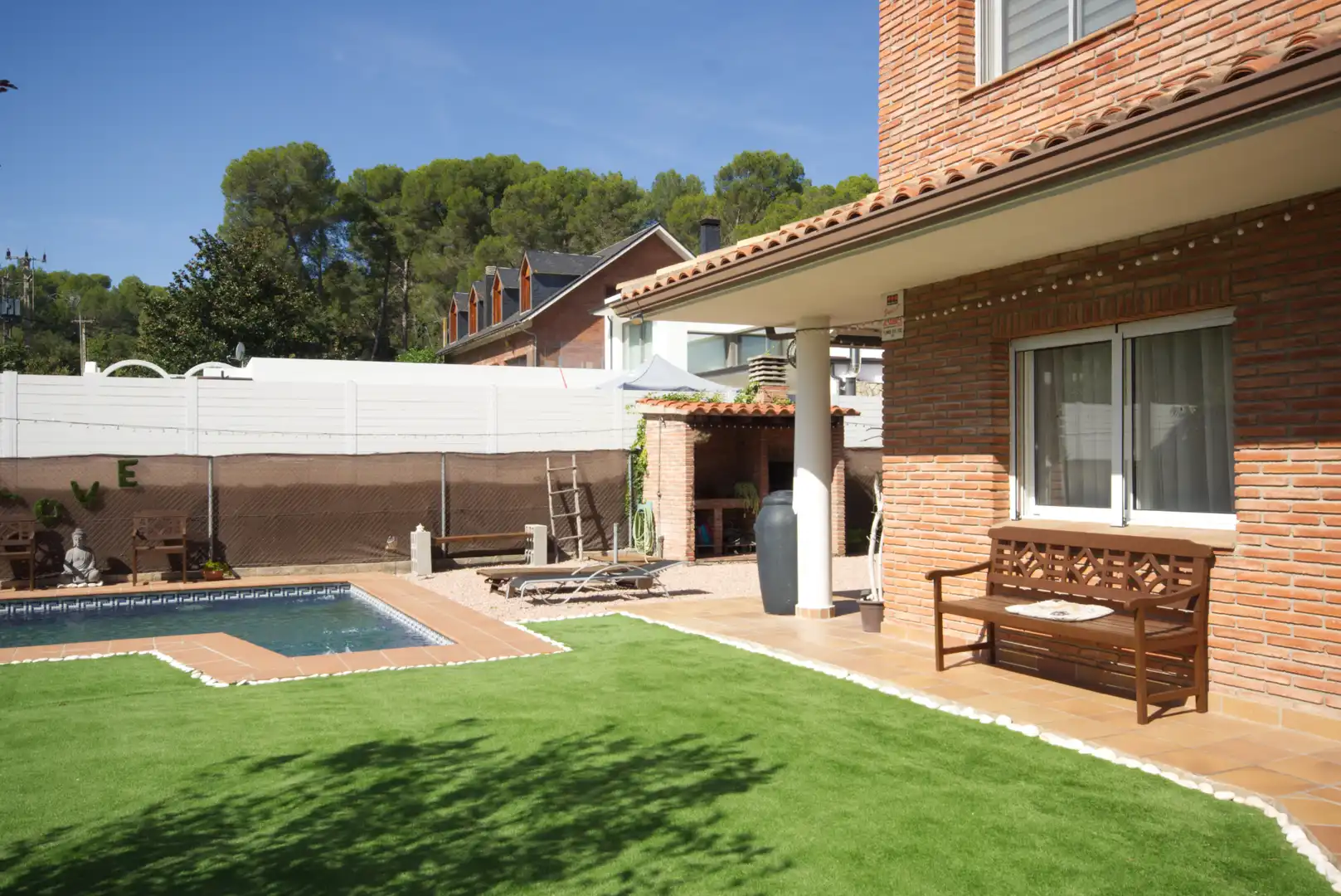 Garden of Detached homes for sale in Sant Quirze del Vallès  with Heating, Private garden and Parquet flooring