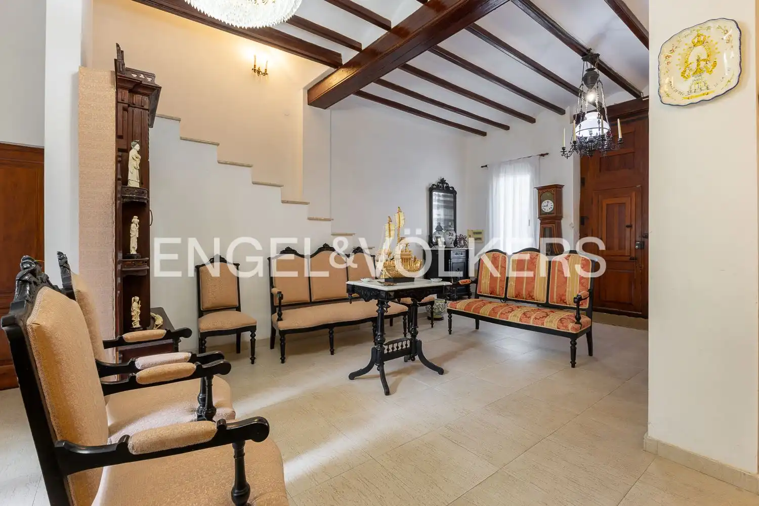 Sala de estar de Casa o chalet en venta en Almoines con Calefacción, Trastero y Amueblado