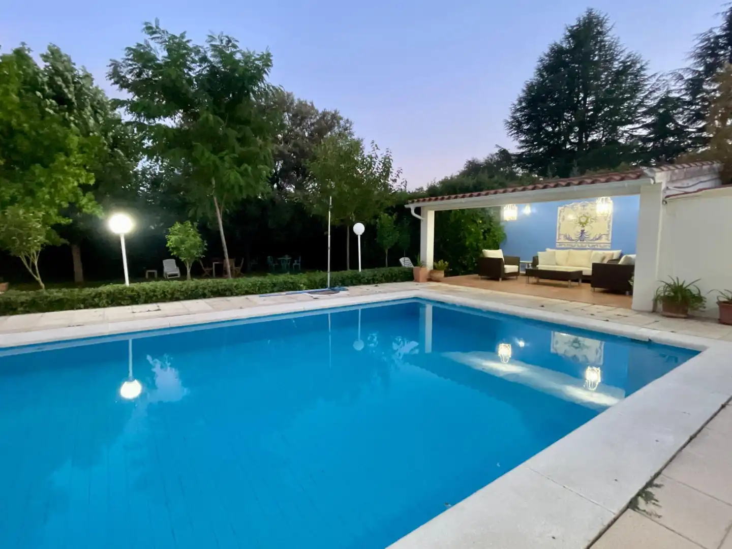 Piscina de Casa o xalet en venda en Galindo y Perahuy amb Calefacció, Jardí privat i Terrassa