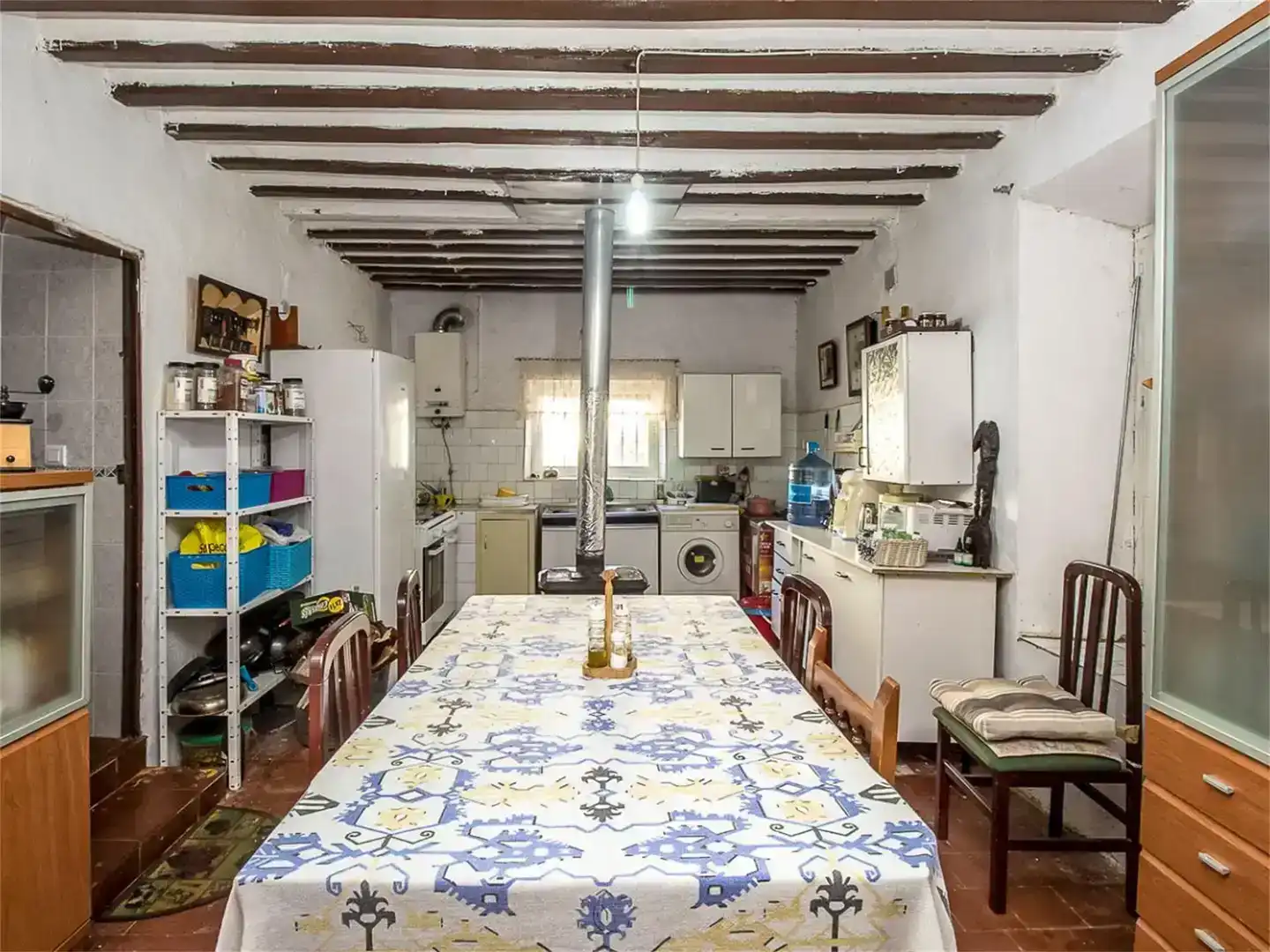 Cuina de Casa adosada en venda en Alcubillas amb Jardí privat, Traster i Balcó