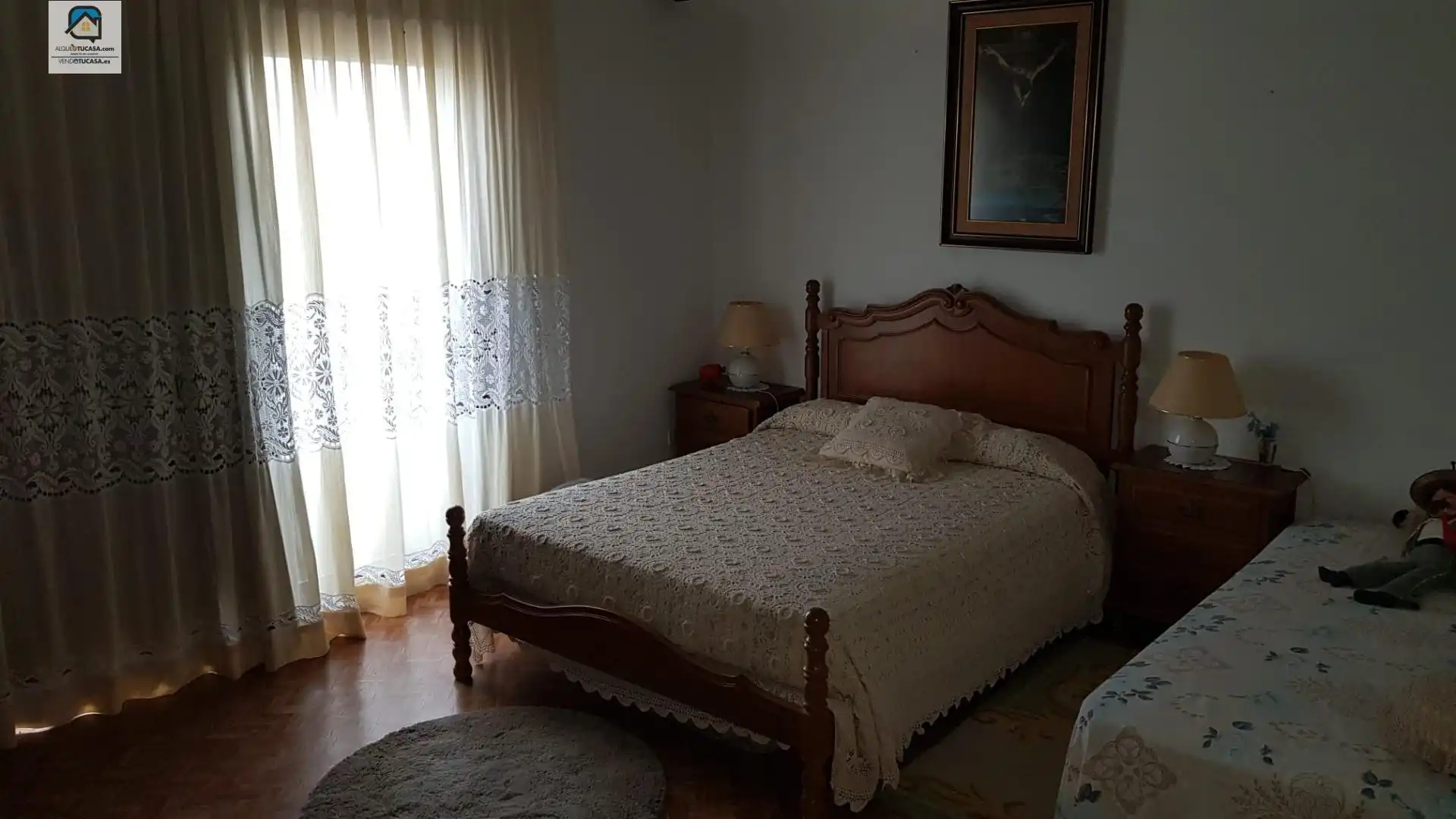 Dormitori de Casa o xalet en venda en Palencia amb Jardí privat, Terrassa i Piscina