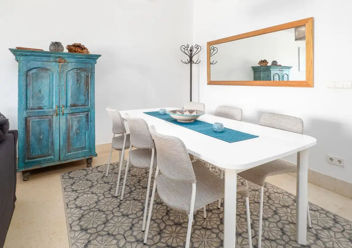 Dining room of Flat for rent in Sotogrande  with Air Conditioner, Heating and Terrace