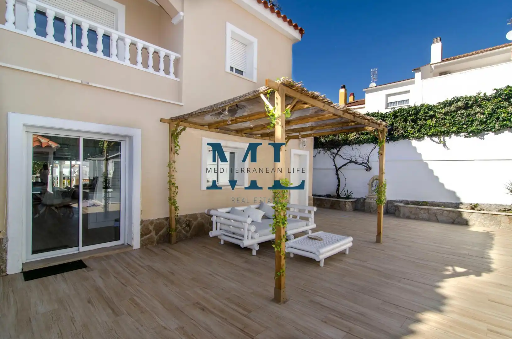 Terrace of Detached homes for sale in Sant Pere de Ribes  with Heating and Swimming Pool