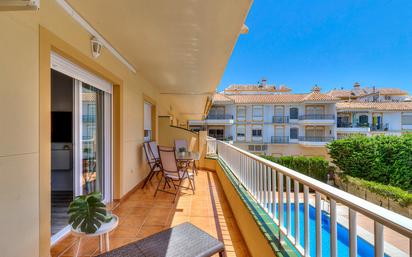 Vista exterior de Apartament en venda en Mijas amb Aire condicionat, Calefacció i Jardí privat