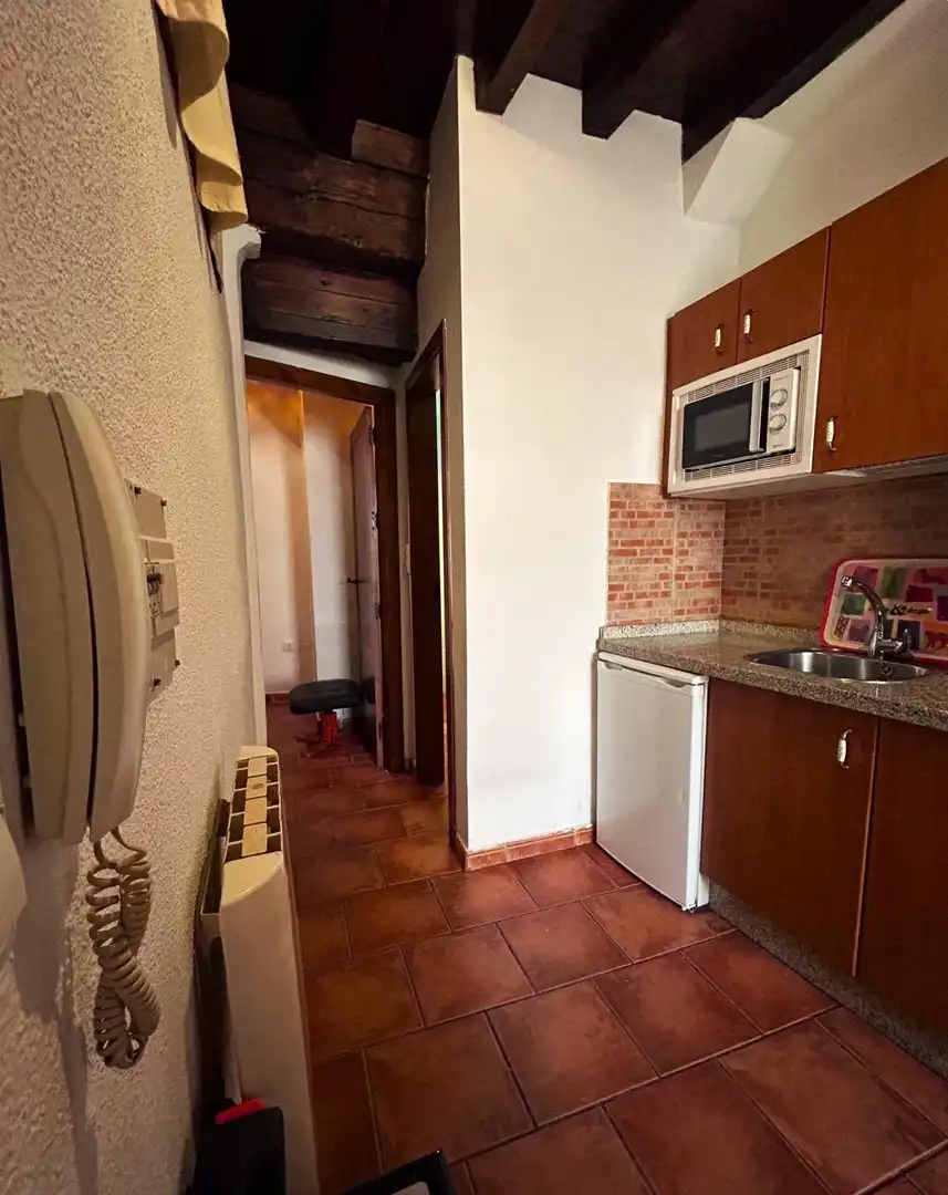 Kitchen of Flat for rent in Granada  with Heating, Terrace and Furnished