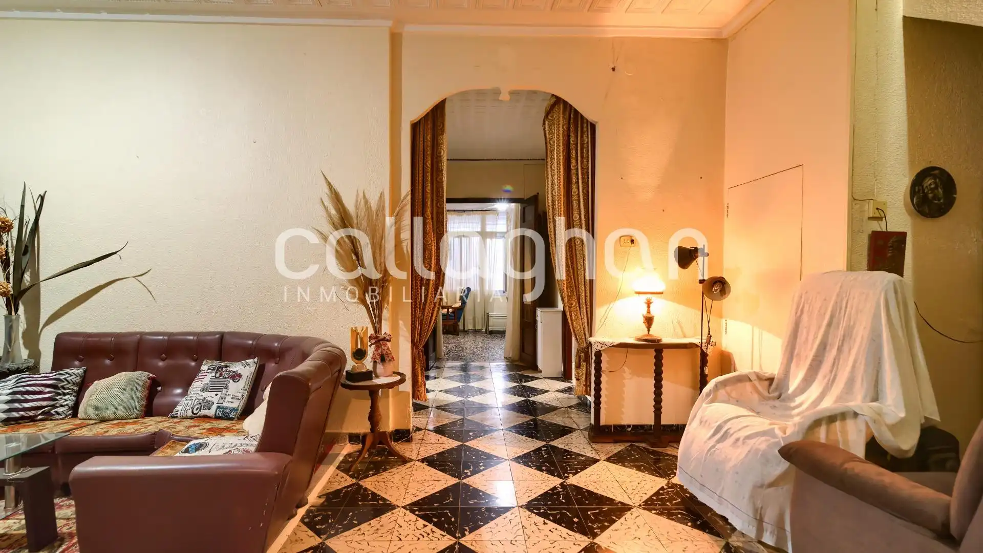 Sala de estar de Casa adosada en venta en Chilches / Xilxes