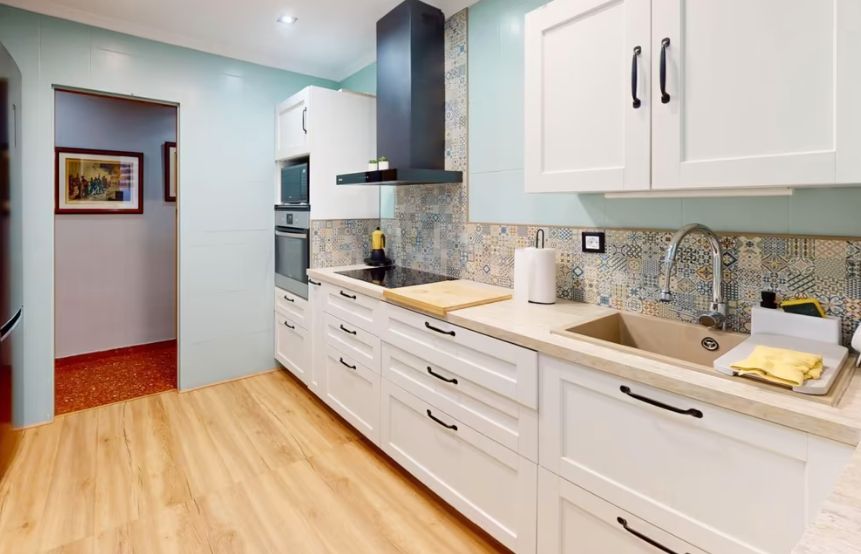 Cocina de Piso en venta en Málaga Capital con Amueblado y Balcón