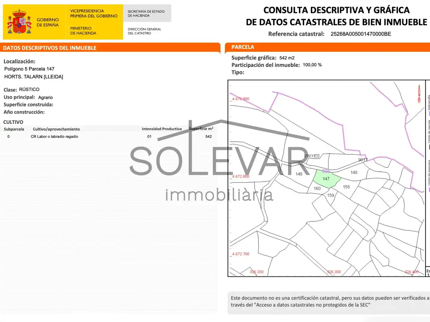Residencial en venta en Talarn, Lleida