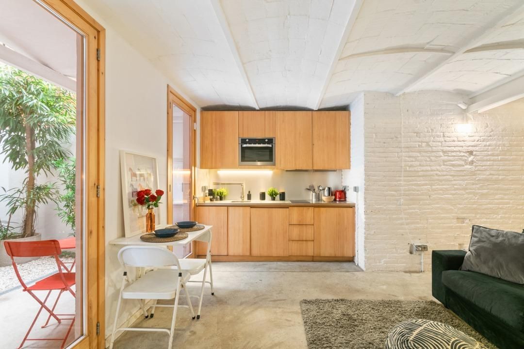 Kitchen of Apartment for sale in  Barcelona Capital
