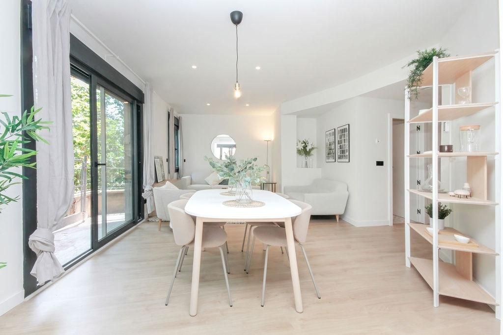 Dining room of Flat for sale in Mataró  with Heating, Parquet flooring and Storage room