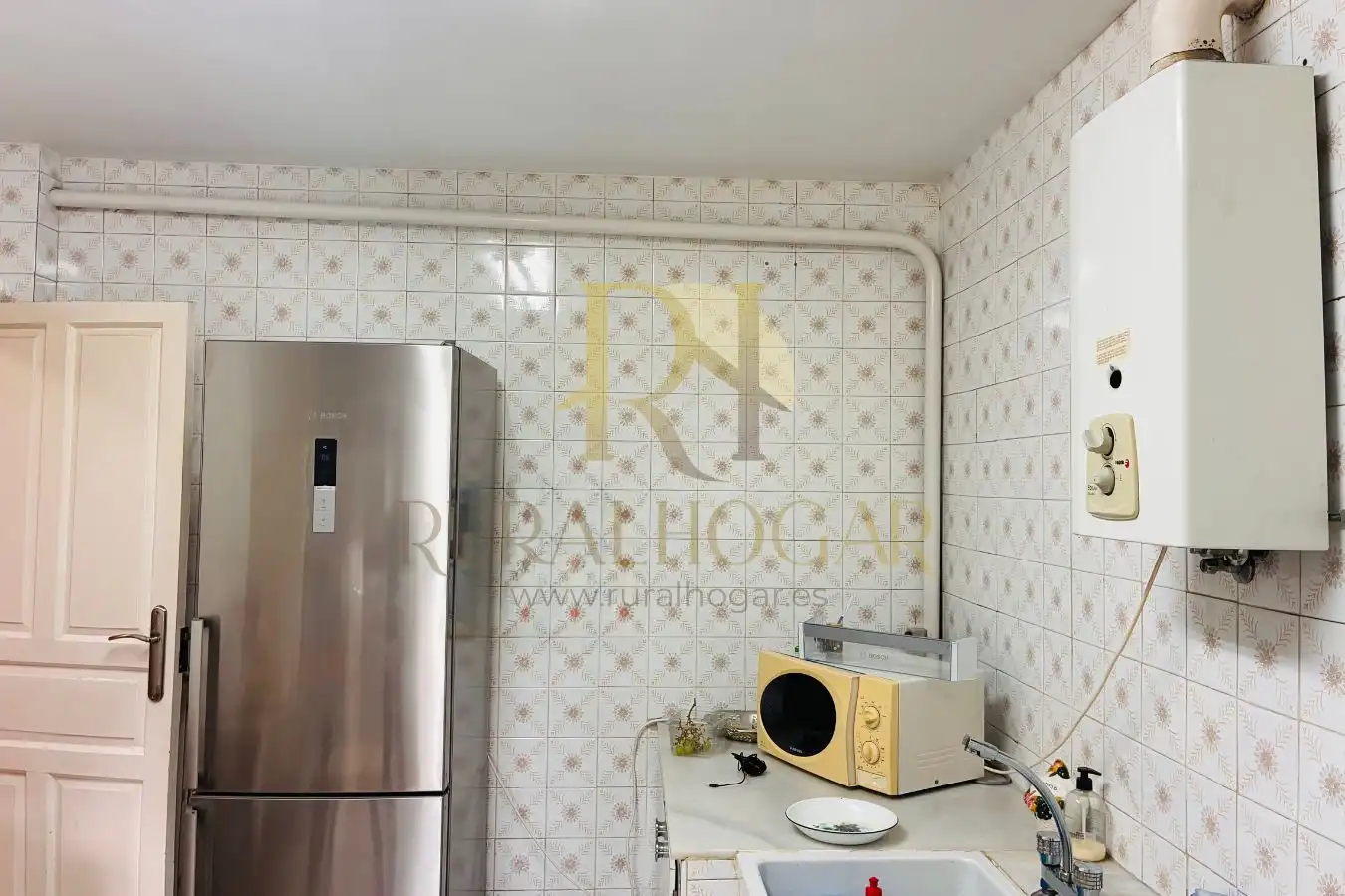 Cocina de Casa o chalet en venta en Cuadros con Calefacción y Jardín privado