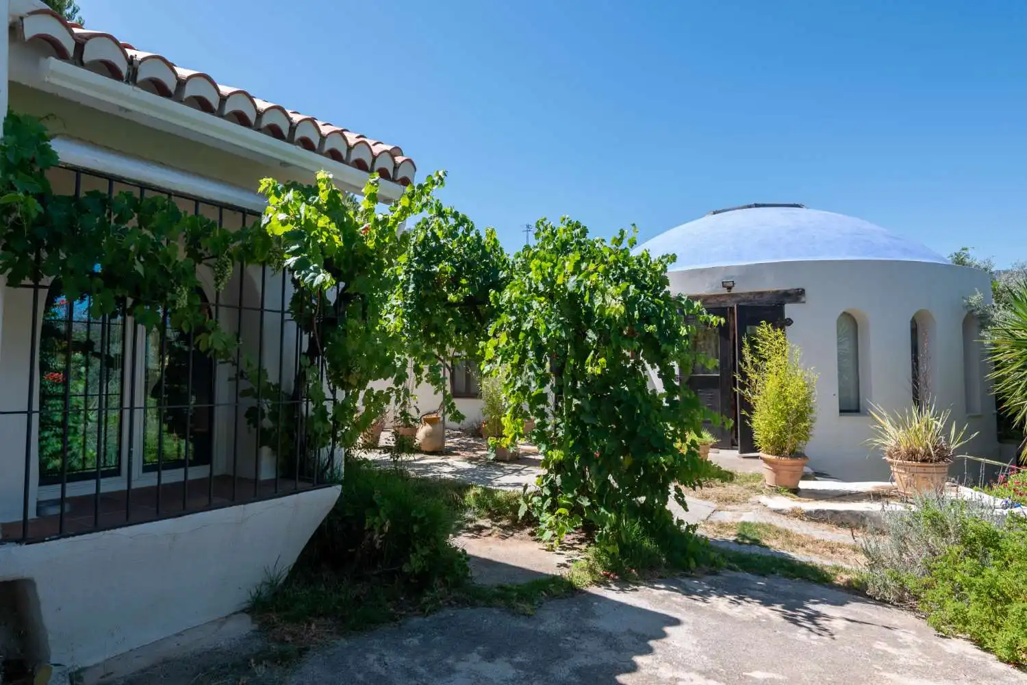 Jardí de Finca rústica en venda en Lecrín amb Piscina