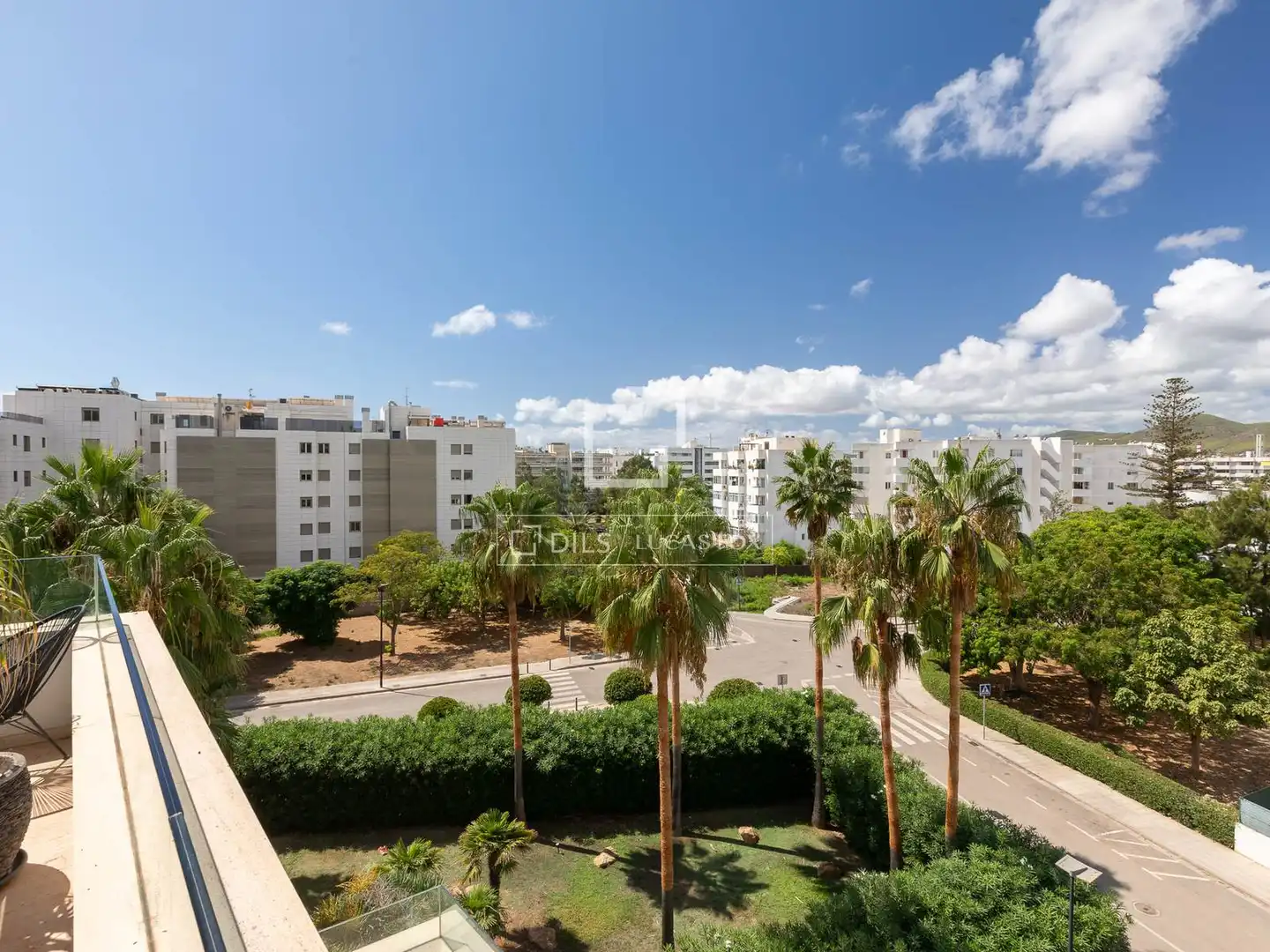 Exterior view of Flat for sale in Eivissa  with Air Conditioner, Swimming Pool and Furnished