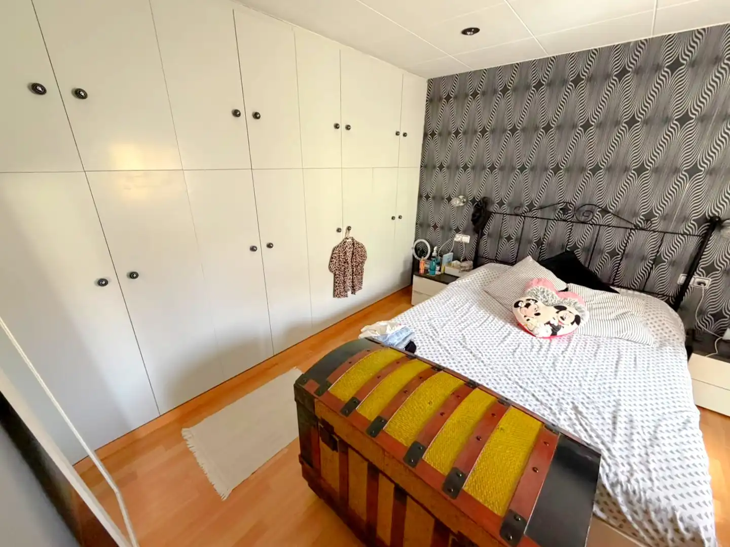 Bedroom of Flat for sale in El Prat de Llobregat  with Air Conditioner, Parquet flooring and Oven