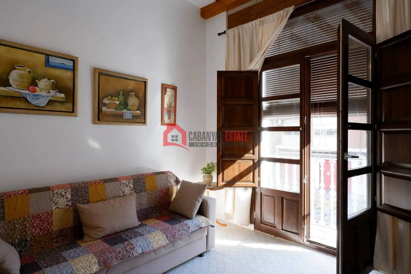 Living room of Duplexes for rent in Valencia  with Air Conditioner, Terrace and Furnished